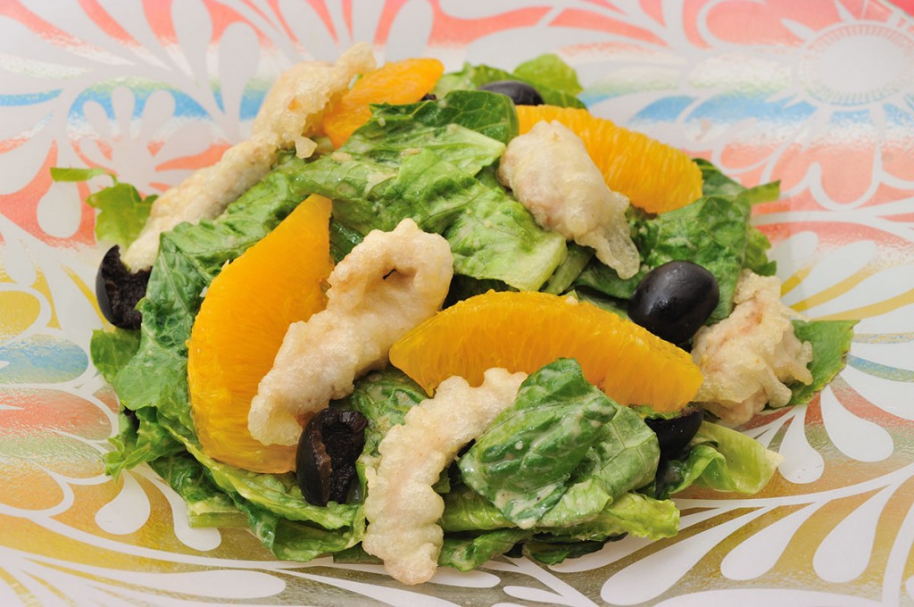 Tempura Chicken Caesar Salad | Medallion Foods Inc.